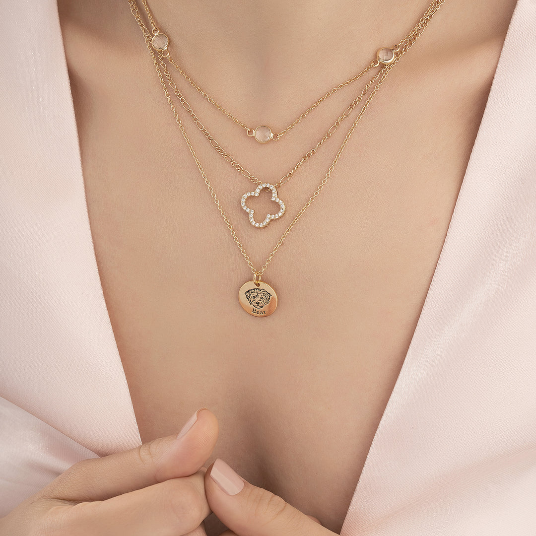 Set de Collares con Cara de Mascota