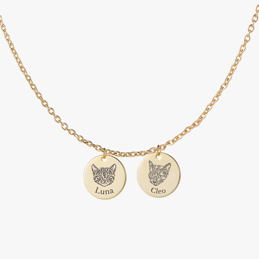 Collar con Cara de Mascota