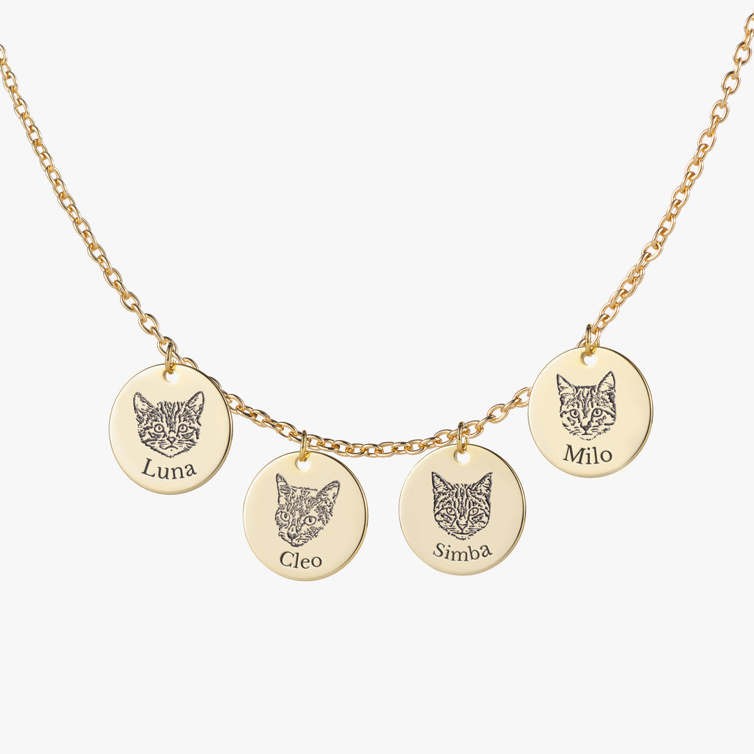 Collar con Cara de Mascota