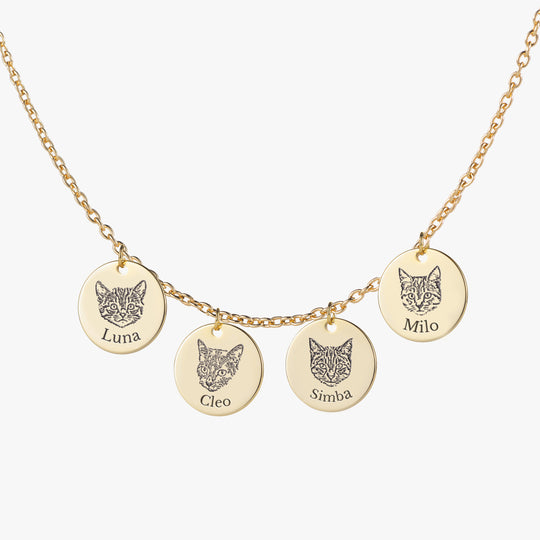 Collar con Cara de Mascota