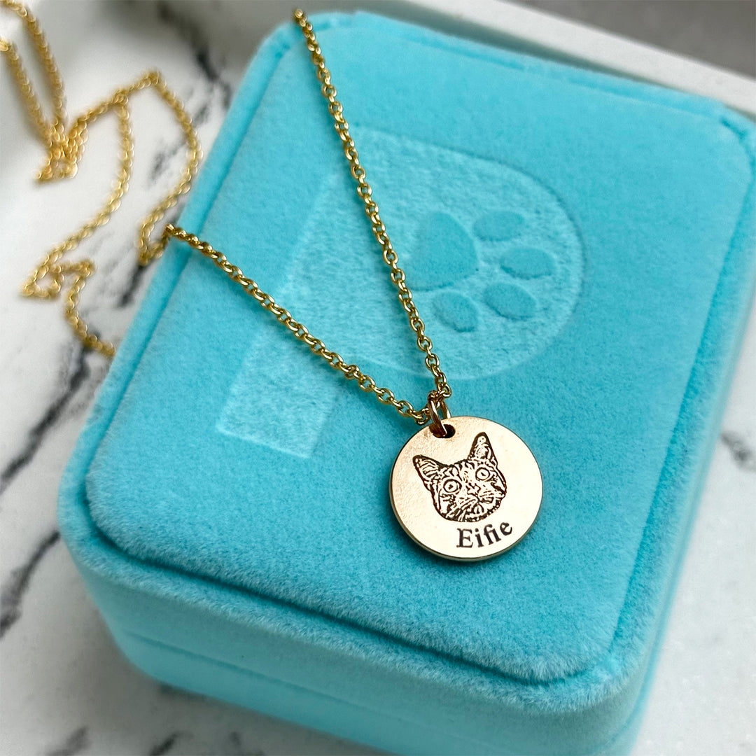 Collar con Cara de Mascota