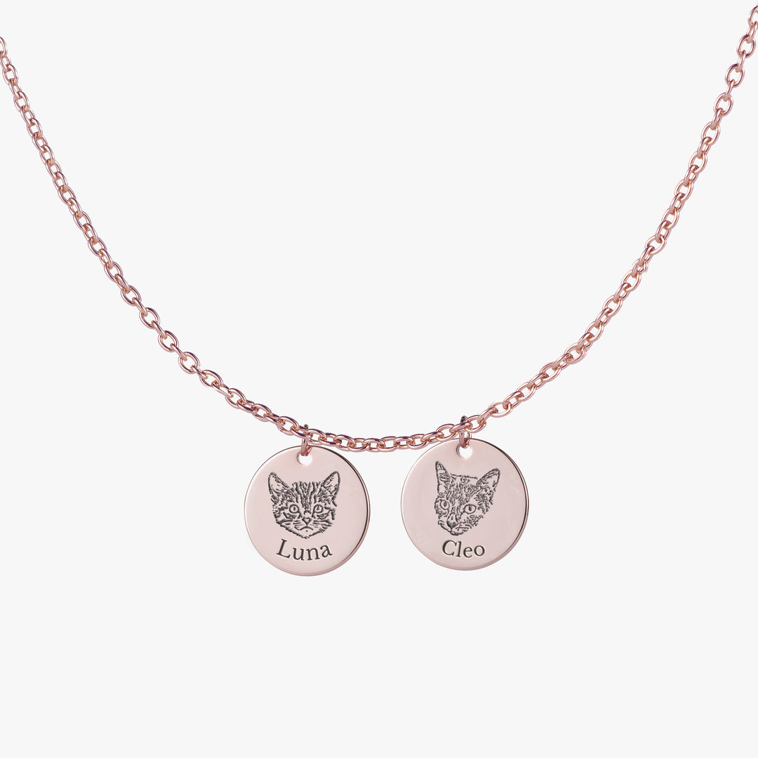 Collar con Cara de Mascota