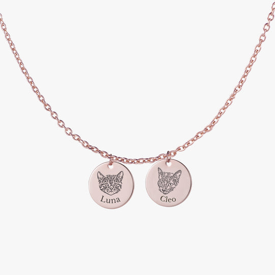 Collar con Cara de Mascota