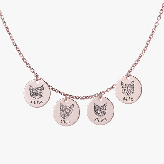 Collar con Cara de Mascota