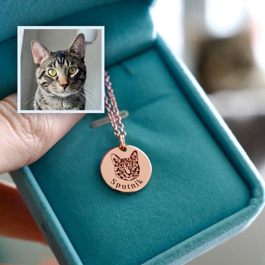 Collar con Cara de Mascota