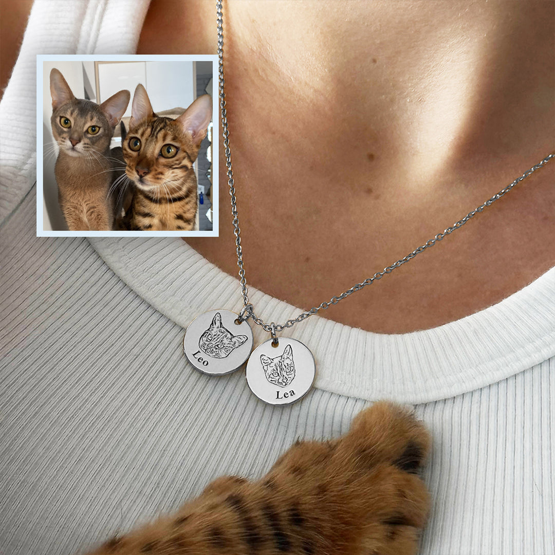 Collar con Cara de Mascota