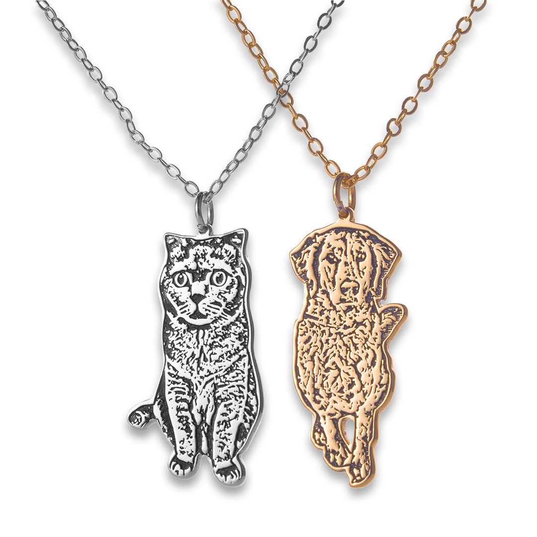 Collar con Silueta de Mascota