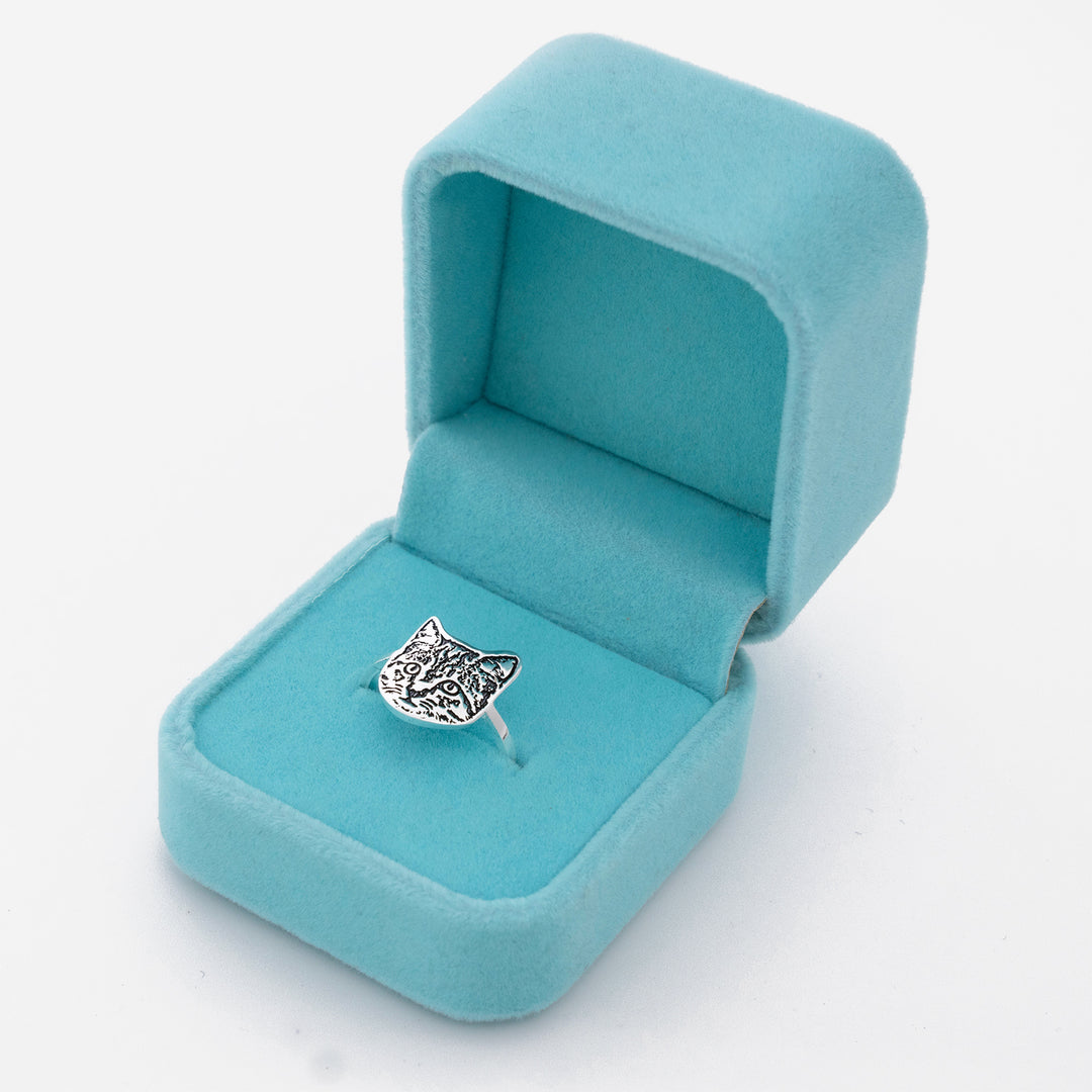 Pet Face Cutout Ring