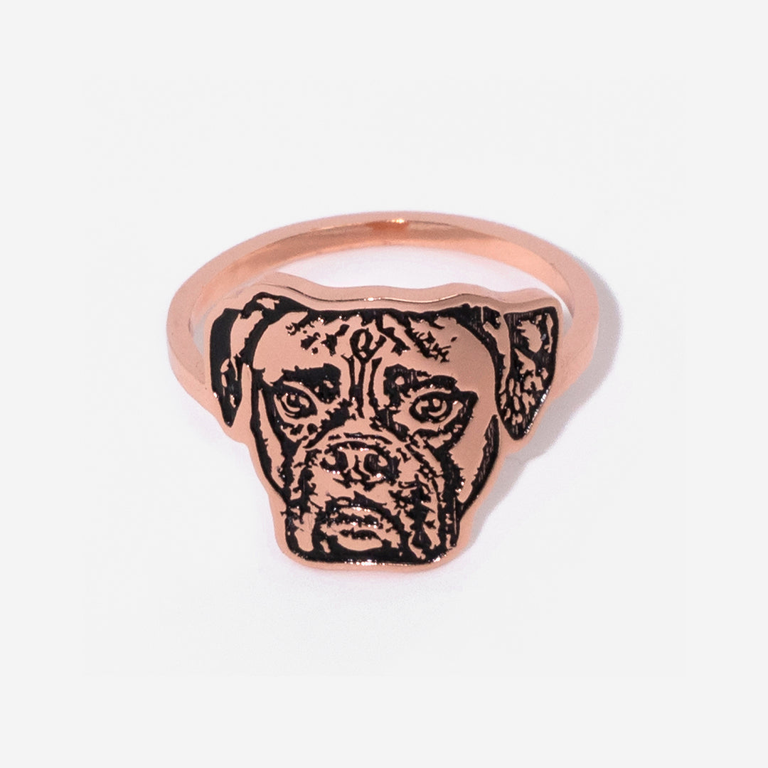 Pet Face Cutout Ring