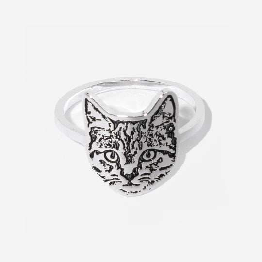 Pet Face Cutout Ring