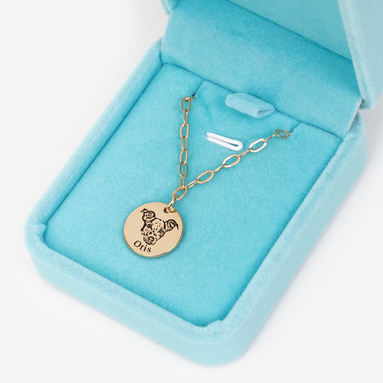 Paperclip Pet Face Bracelet