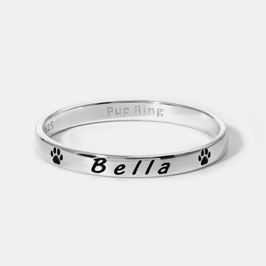 Anillo con Nombre de Mascota