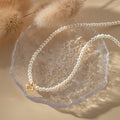 Faux Pearl & Paw Necklace