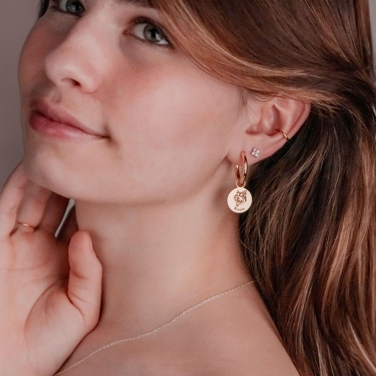 Boucles d’Oreilles Tête d’Animal