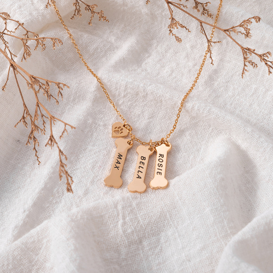 Personalized Bone Necklace