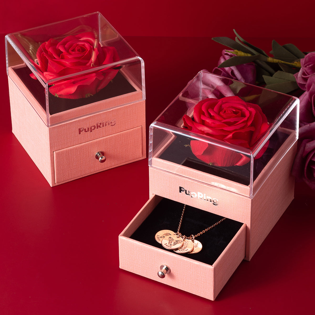 Rose Geschenkbox
