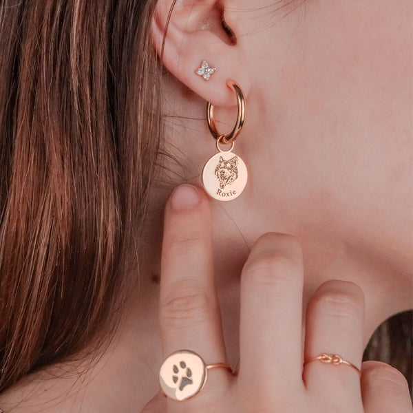 Boucles d’Oreilles Tête d’Animal