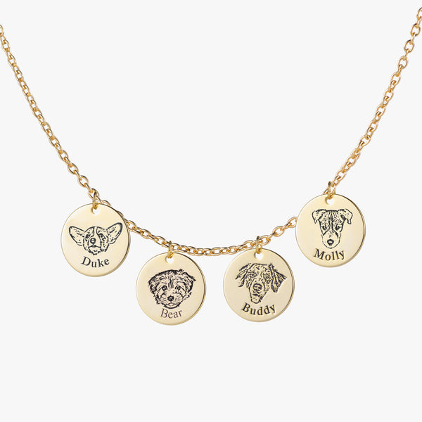 Collar con Cara de Mascota