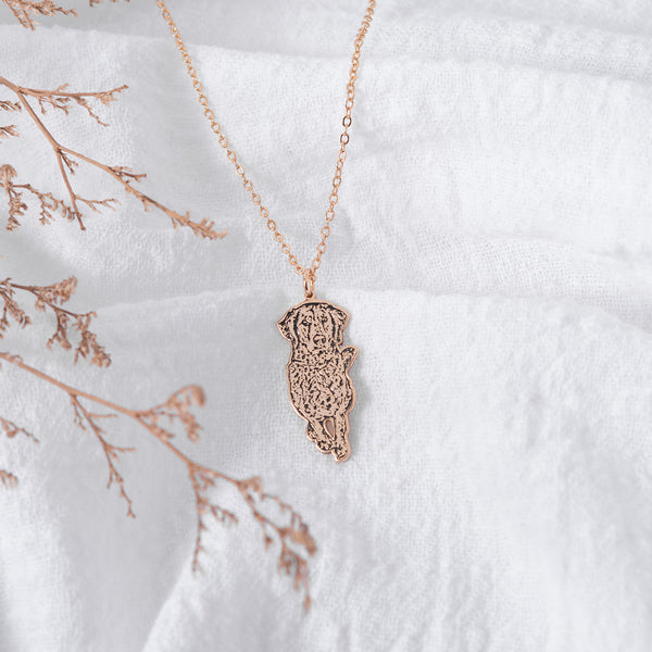 Halskette mit Haustier-Ausschnitt