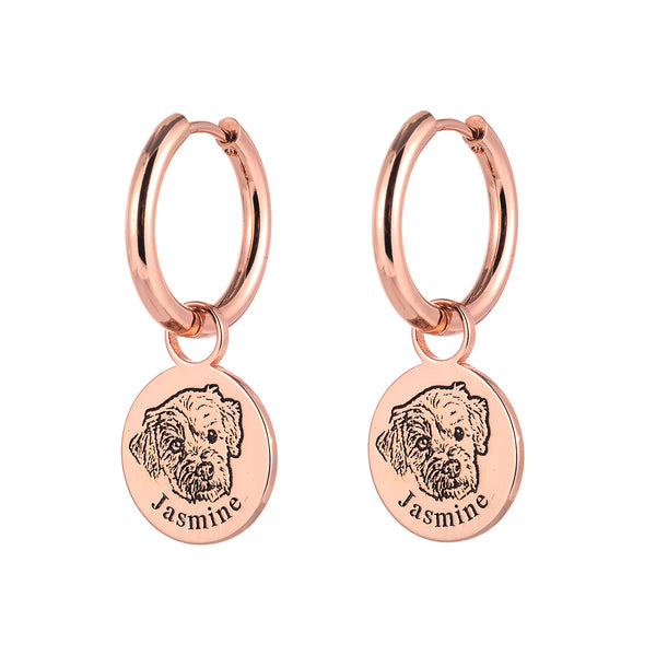 Boucles d’Oreilles Tête d’Animal