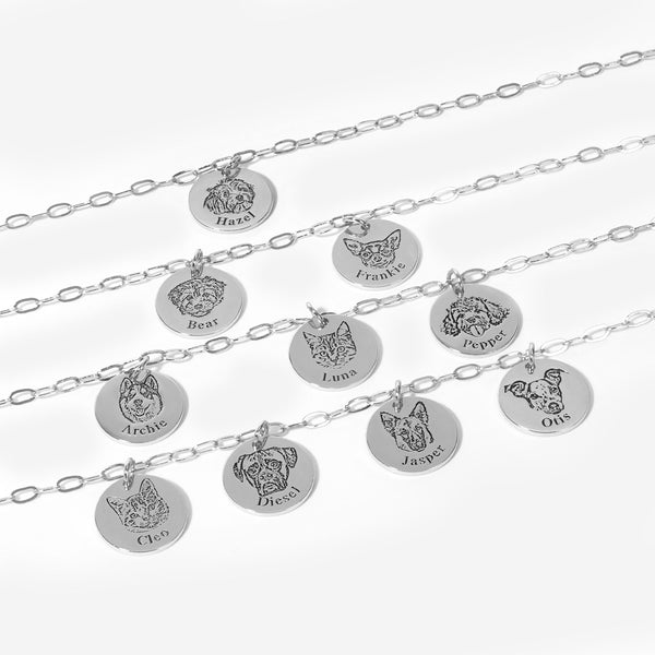 Collar con Cara de Mascota