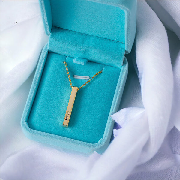 Minimalistische Bar-Halskette