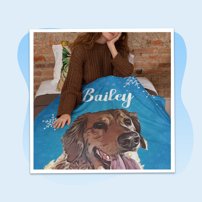 Your Custom Pet Blanket is Created