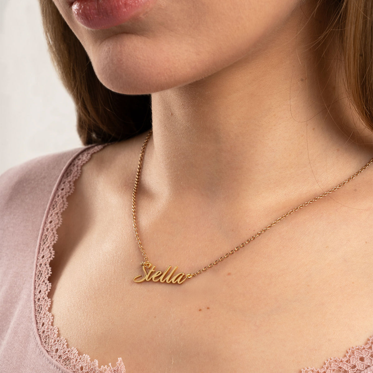 Collier médaillon en coeur 