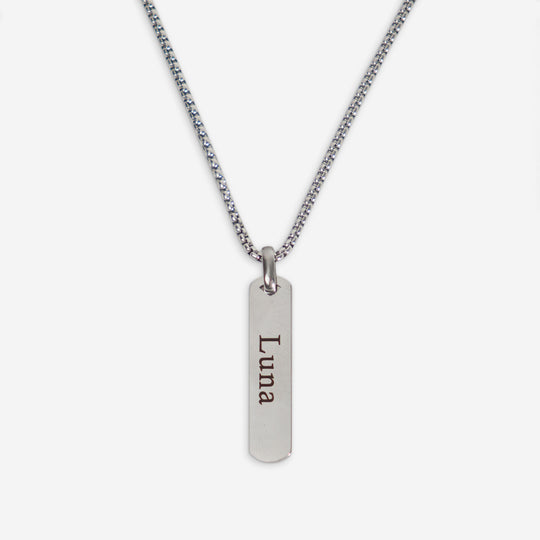 Flat Bar Necklace