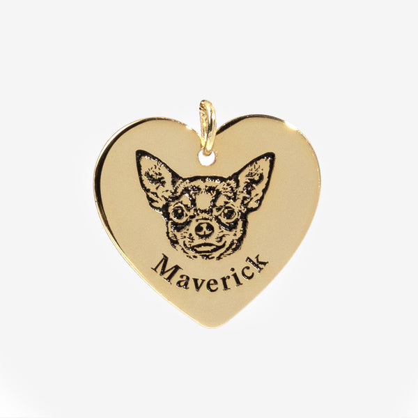 Halskette mit Haustiergesicht