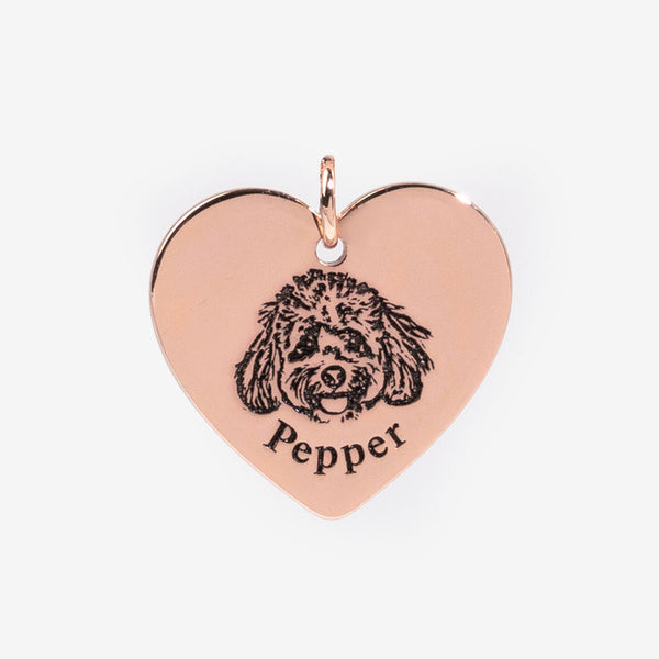 Halskette mit Haustiergesicht