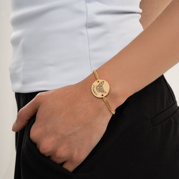 Armband mit Haustiergesicht