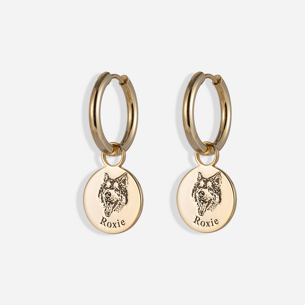 Boucles d’Oreilles Tête d’Animal