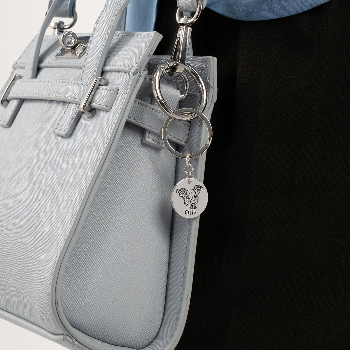 Schlüsselanhänger mit Haustiergesicht