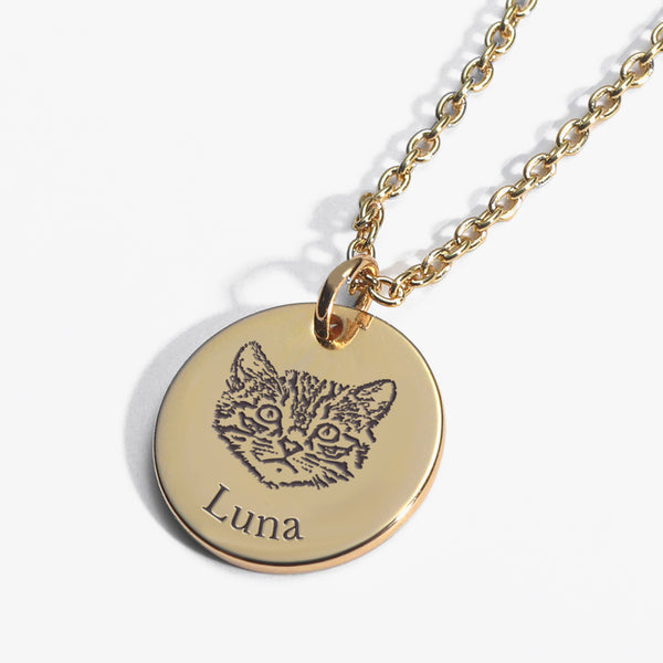 Cat Face Necklace