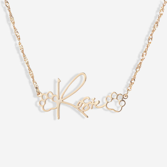 Pet Name Necklace