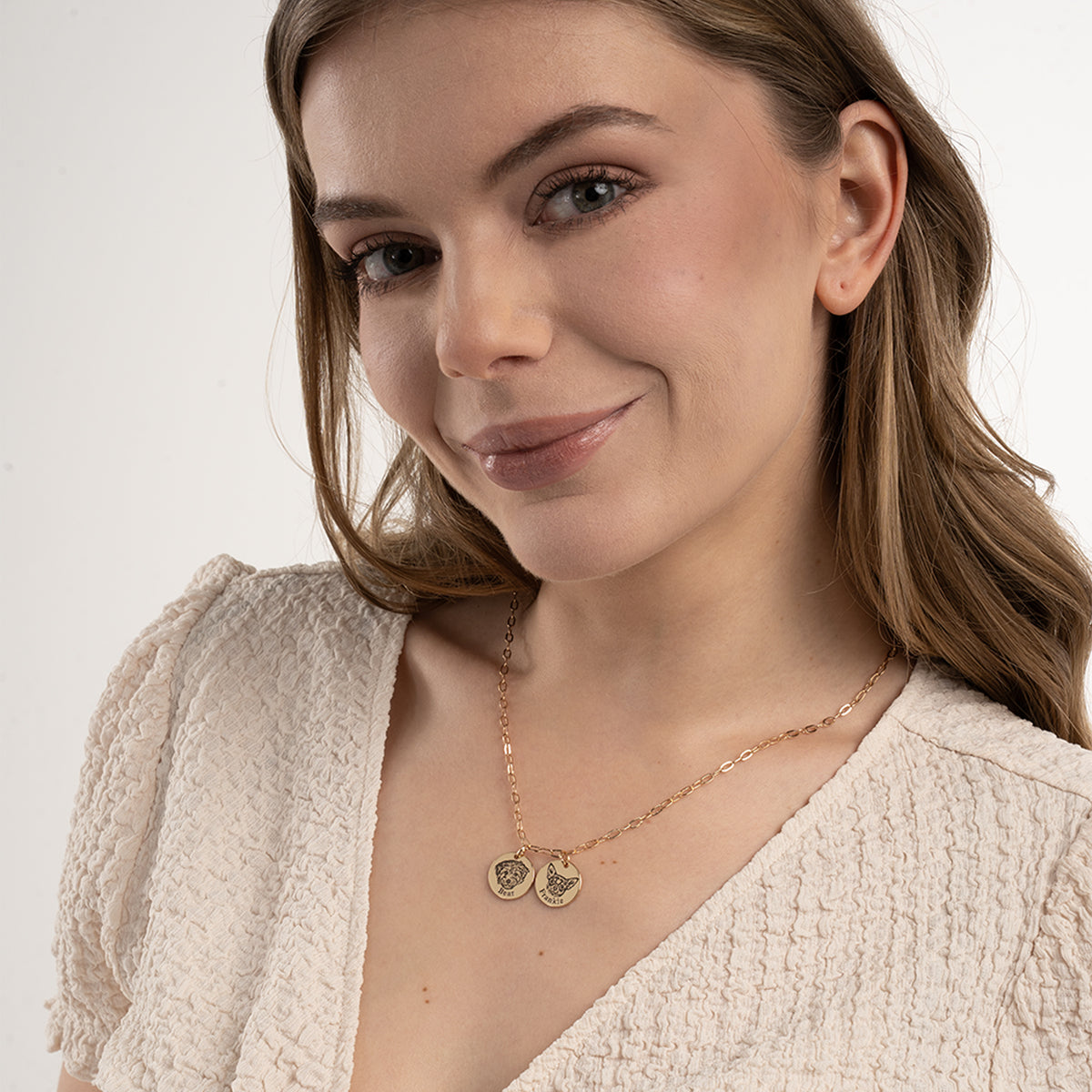 Collar con Cara de Mascota