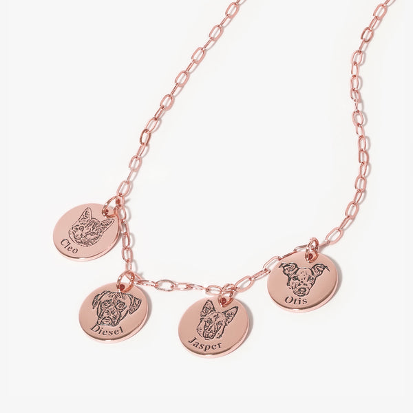 Collar con Cara de Mascota