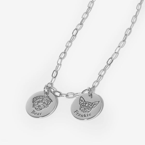 Collar con Cara de Mascota