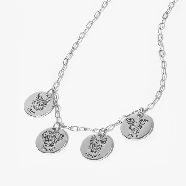 Collar con Cara de Mascota