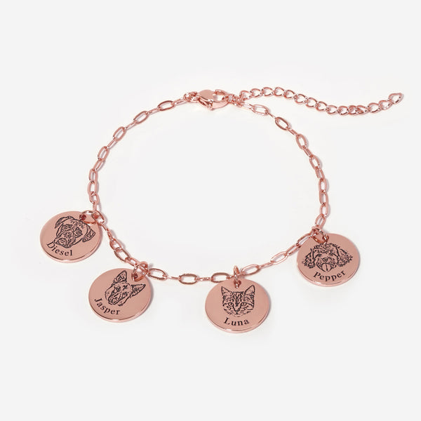 Halskette mit Haustiergesicht