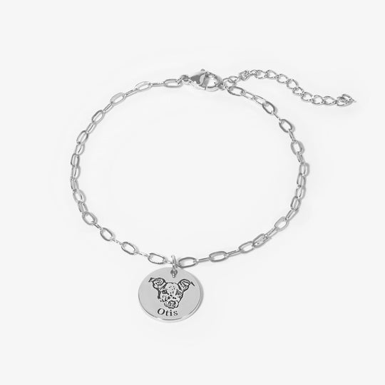 Paperclip Pet Face Bracelet