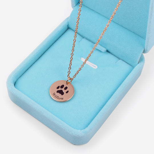 Personalized Pawprint Necklace