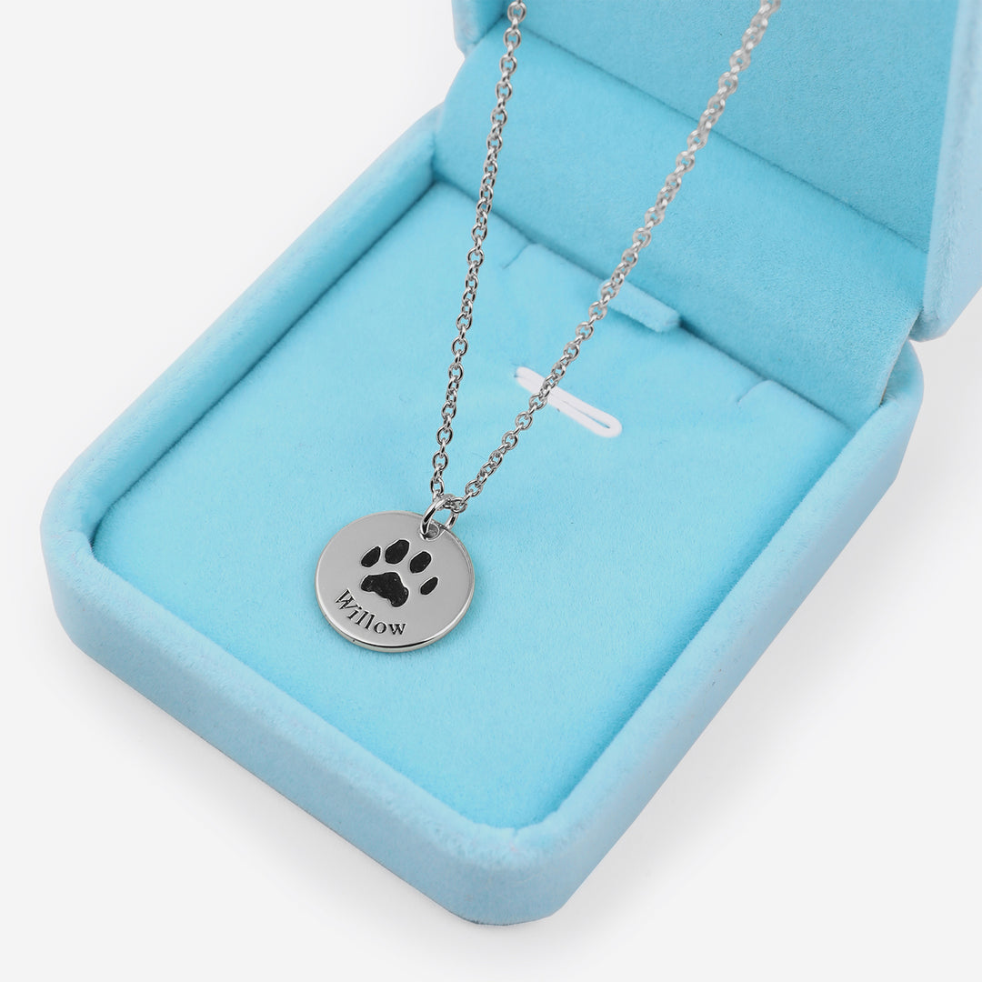 Personalized Pawprint Necklace