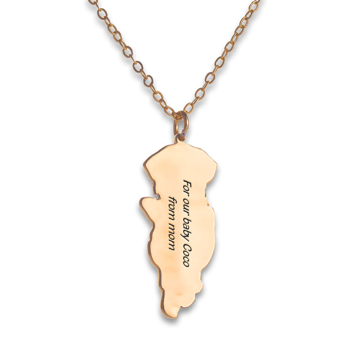 Halskette mit Haustier-Ausschnitt