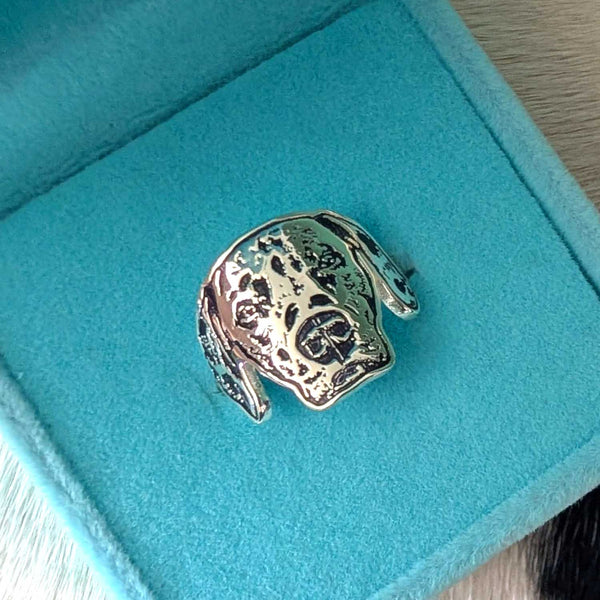 Ring mit Haustiergesicht