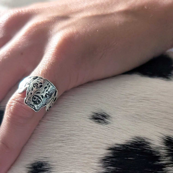 Ring mit Haustiergesicht