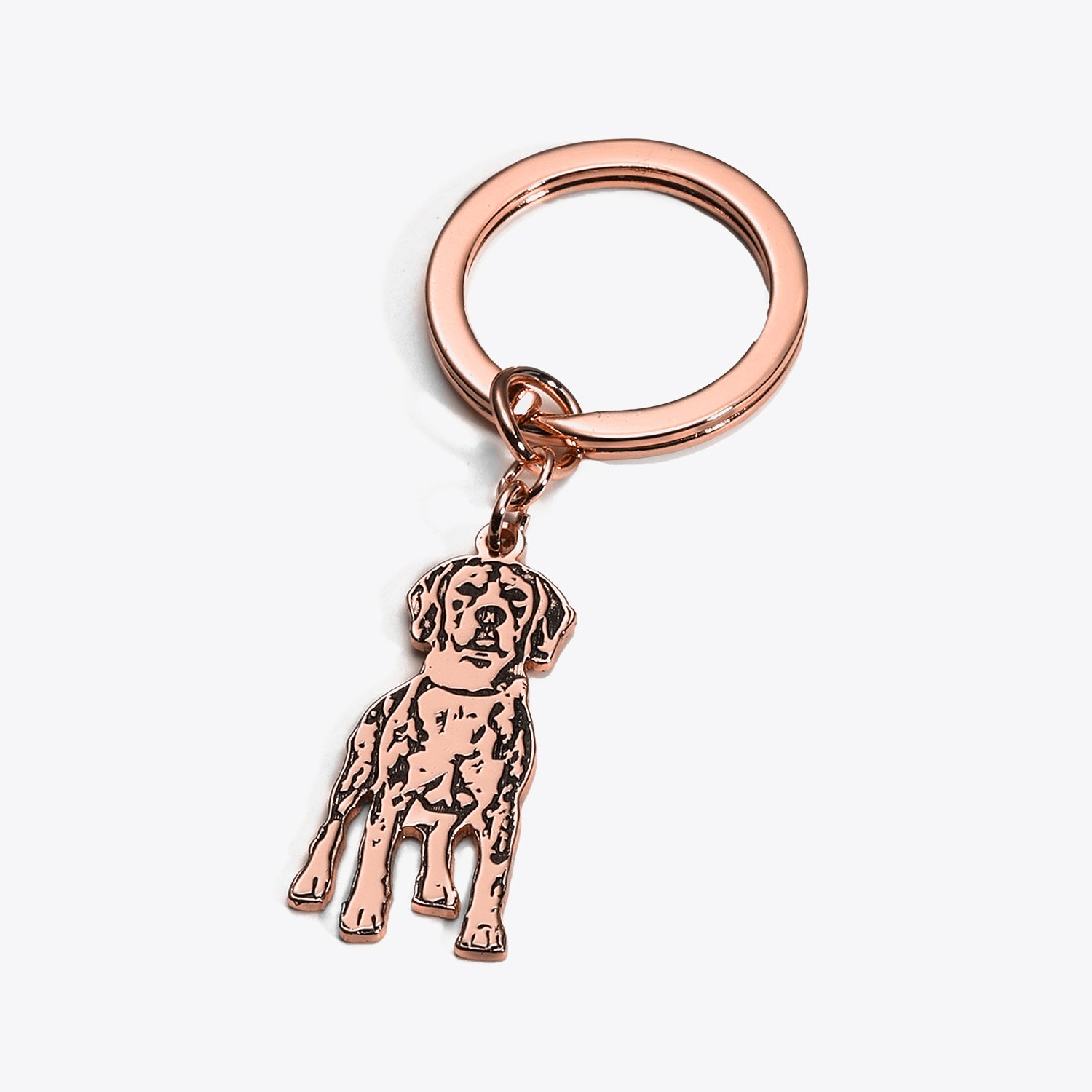 Chihuahua newest Keyring, Gold plated keychain, Key ring with a dog, Solid key pendant, Gift Box available