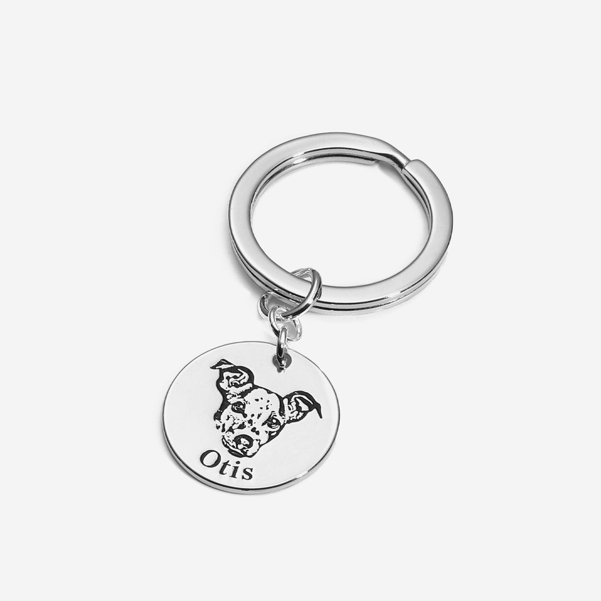 Schlüsselanhänger mit Haustiergesicht