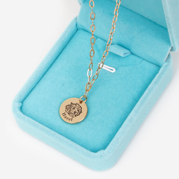 Collar con Cara de Mascota